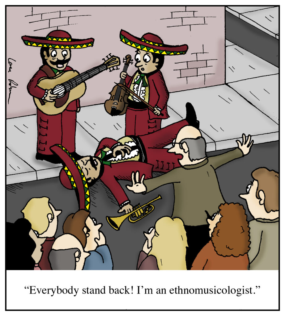 ethnomusicology cartoon